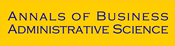 Annals of Business Administrative Science